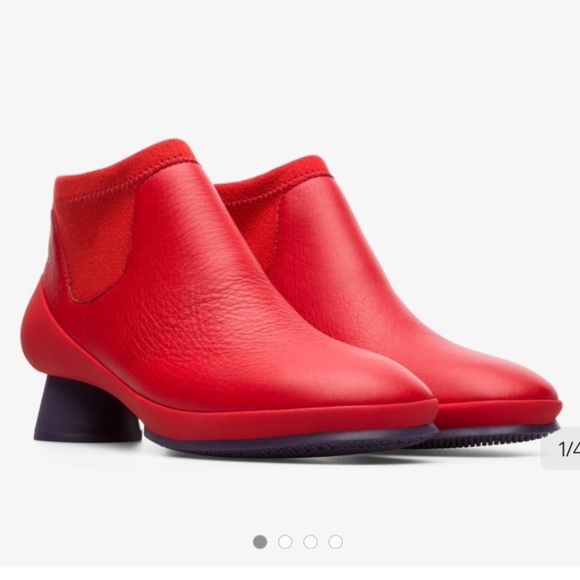 Camper Shoes - Women’s Camper ‘Alright’ Red leather boots 40 9.5